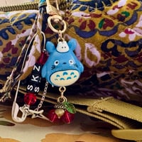 Image 1 of Blue Chuu-Totoro Hanging Charms (Berries)