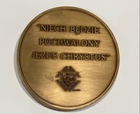 Image 6 of Vintage (1981) Pope John Paul Il Bronze Medallion (w/Original Display Case)