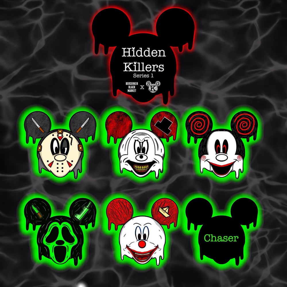 "Hidden Killers" : Series 1 Blind Bag Enamel Pins
