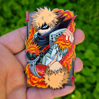 Image 2 of Great Explosion Murder God: Dynamite Pin (Metal Sandblast Card)