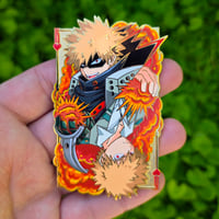 Image 3 of Great Explosion Murder God: Dynamite Pin (Metal Sandblast Card)