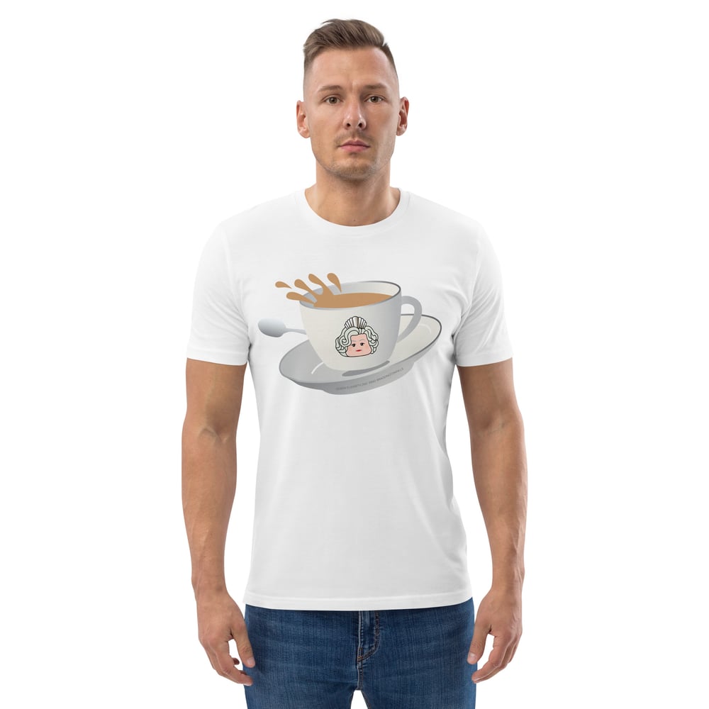 Queen Elizabeth 2nd Tea Cup T-Shirt Adult