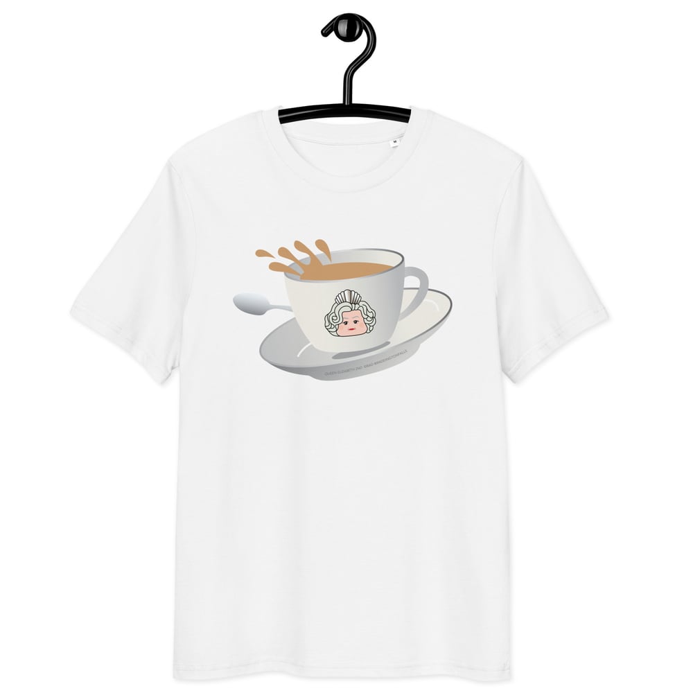 Queen Elizabeth 2nd Tea Cup T-Shirt Adult