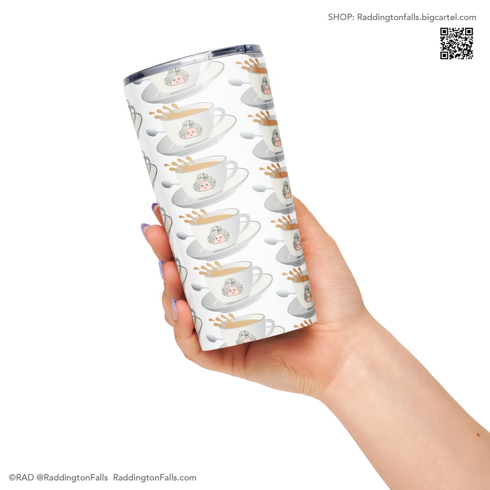 Queen Elizabeth 2nd Tapered stainless steel tumbler