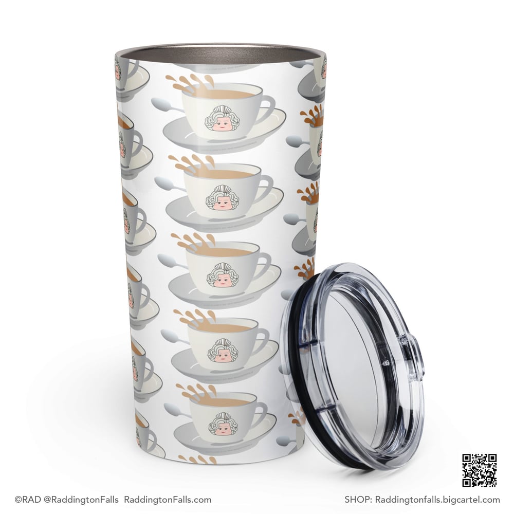 Queen Elizabeth 2nd Tapered stainless steel tumbler