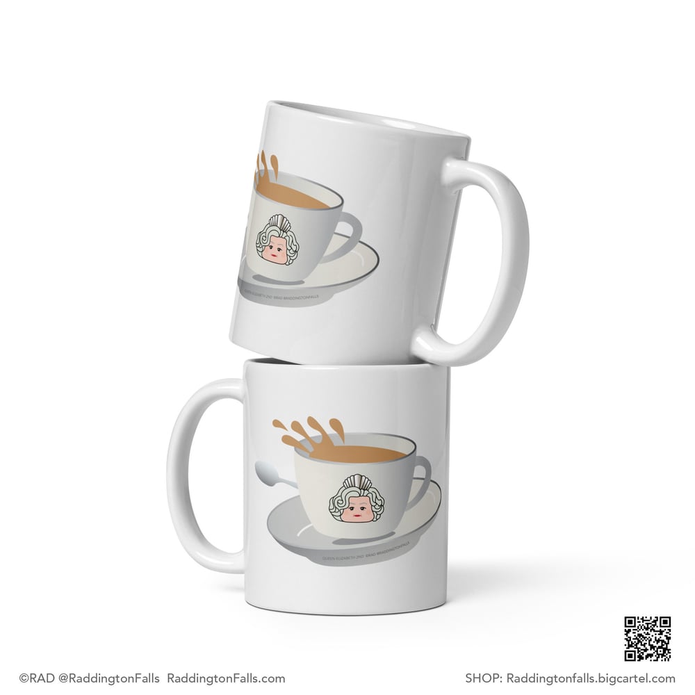 Queen Elizabeth 2nd White glossy mug