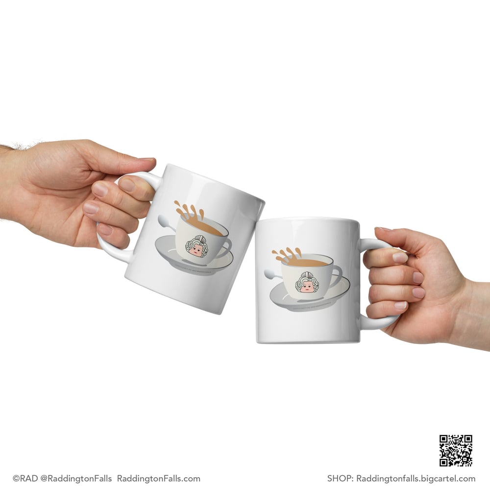 Queen Elizabeth 2nd White glossy mug