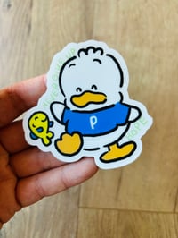 CLEAR Ducky Sticker