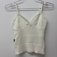 Image 1 of moschino pointelle tank