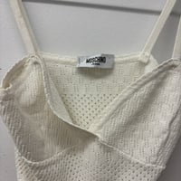 Image 3 of moschino pointelle tank
