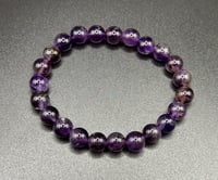 Image 2 of 8mm Amethyst Stretch Bracelet