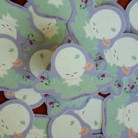 Image 2 of Sad Puffball Mushroom Sticker
