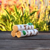 Image 1 of Fallen Overgrown Log Incense Holder