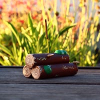 Image 3 of Fallen Overgrown Log Incense Holder
