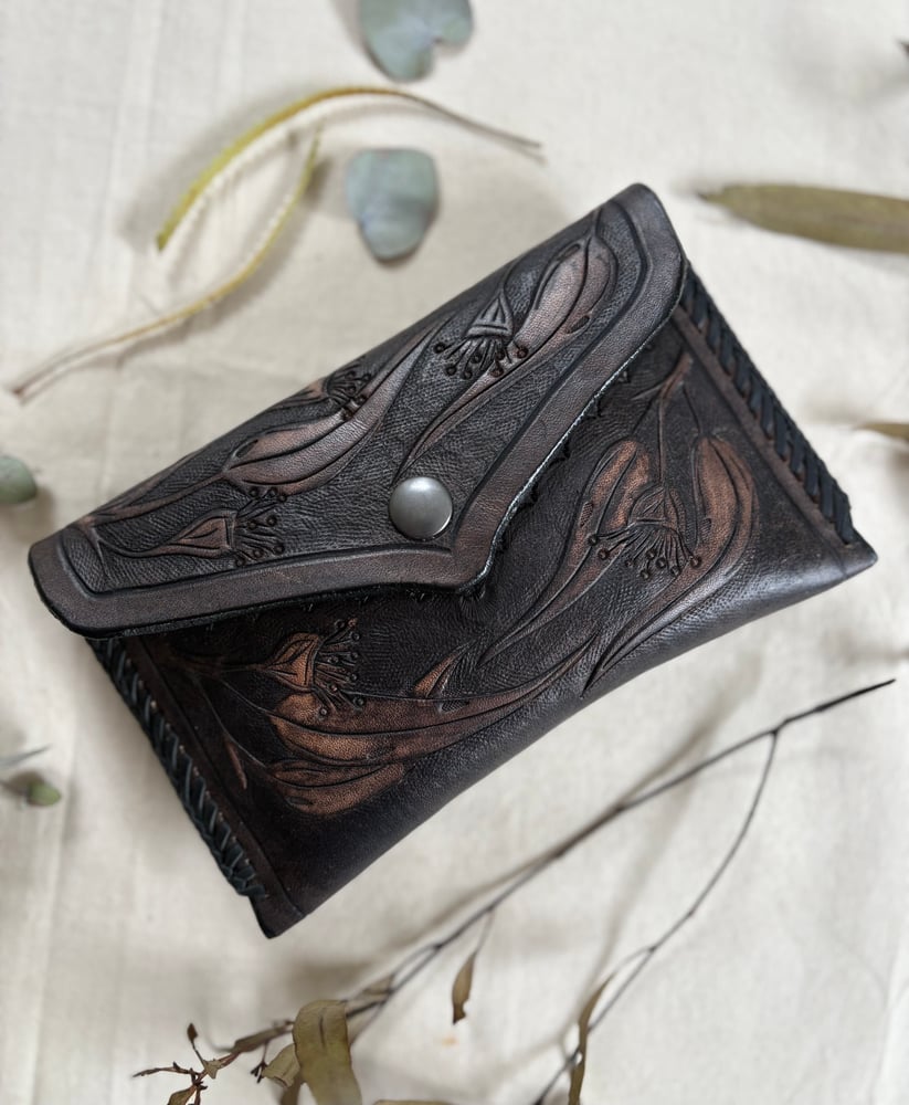 Image of Small clutch~ Eucalyptus and Moth 