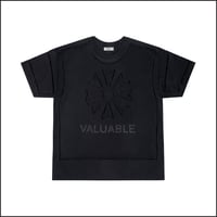 Image 1 of VALUABLE Handmade Panel T-Shirt ✱ Black