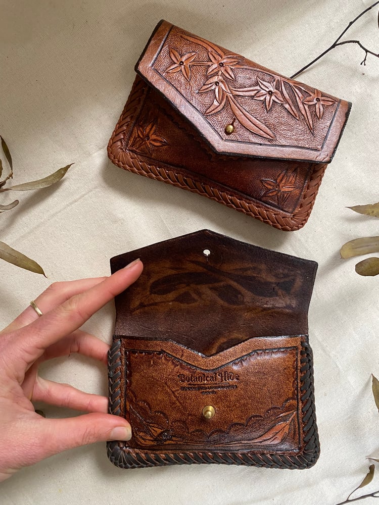 Image of Small pouch wallet~ Boronia Keysii and Banksia 