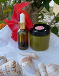 Image 1 of Moringa Chebe Hair Growth Oil and Pomade Herbal Combo Kit