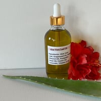 Image 1 of Aloe Vera Hair Oil Leaf Plant Infused All Hair Types Haircare Scalp Beard Oil