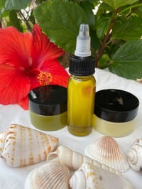 Image 2 of Moringa Chebe Pomade Hair Butter Oil Bundle Hair Growth Sample Starter Kit 