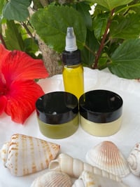 Image 1 of Moringa Chebe Pomade Hair Butter Oil Bundle Hair Growth Sample Starter Kit 