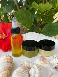 Image 3 of Moringa Chebe Pomade Hair Butter Oil Bundle Hair Growth Sample Starter Kit 