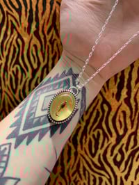 Image 1 of Sterlingsilber Kette mit hellem Skorpion