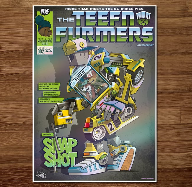 Snap Shot Foil print