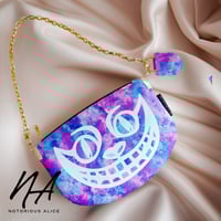 Image 1 of Cheshire Cat Purple Handbag