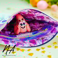 Image 3 of Cheshire Cat Purple Handbag