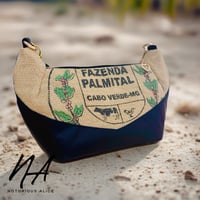 Image 3 of Recycled Coffee Sack Crossbody Bag