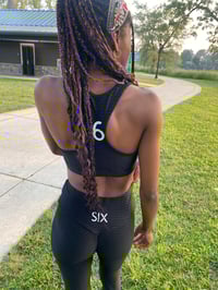 Image 3 of Let’s Have Six (Black Leggings).