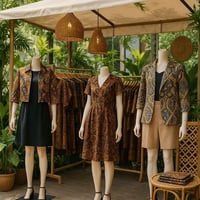 CERI711 > pusat pembelanjaan batik kombinasi tradisional 