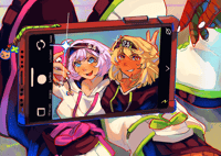 PREORDER A4 Elphelt & Ramlethal Print GGST 