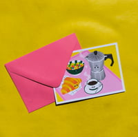 Image 2 of Mini carte postale : Brunch