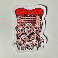 Image 1 of BACK IN STOCK! Gatecreeper Skeletal Warriors Glossy Finish Vinyl Sticker