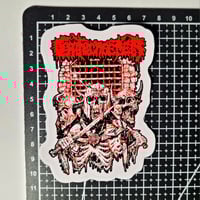 Image 2 of BACK IN STOCK! Gatecreeper Skeletal Warriors Glossy Finish Vinyl Sticker