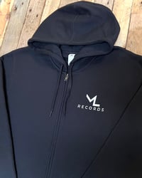 Image 2 of Moth Lake Records Pocket Logo Zip Hoodie