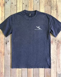 Image 1 of Moth Lake Records Stone Wash Pocket Logo Tee