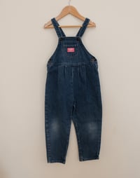 Image 1 of Vintage Oshkosh bubble overalls size 5