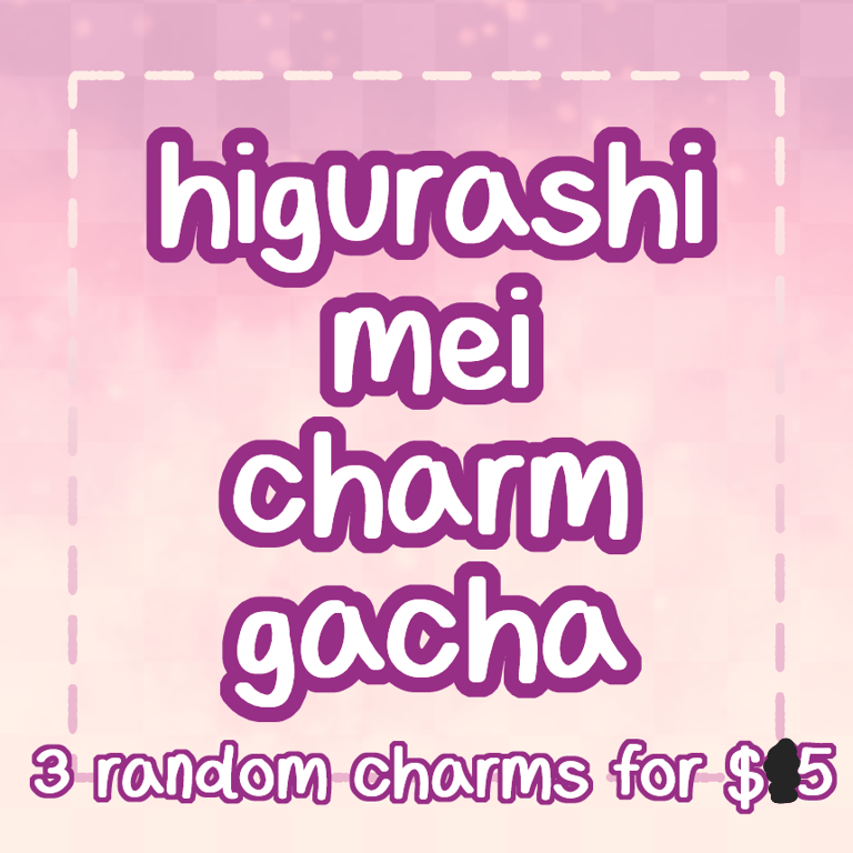 Image of higurashi mei charm gacha