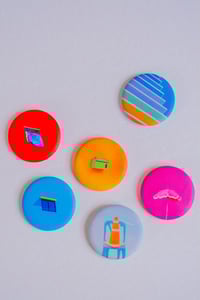 Image 5 of Fabric Pin Badge: Aperture Brought Me Here