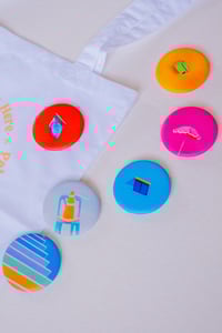 Image 2 of Fabric Pin Badge: Aperture Brought Me Here