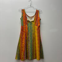 Image 1 of 90s printed a-line dress