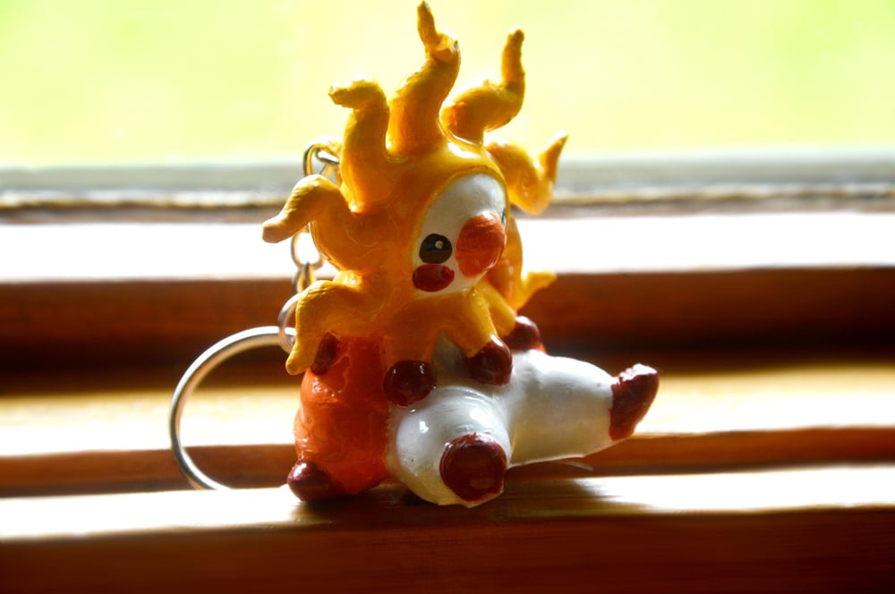 Image of Cute sun clown keychain!