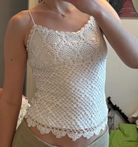 Image 5 of 00s betsey johnson crochet tank