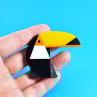 Image 2 of Toucan Brooch or Necklace