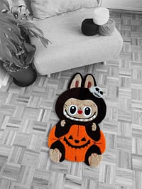 Image 2 of Sitting Pumpkin Labubu Accent Rug