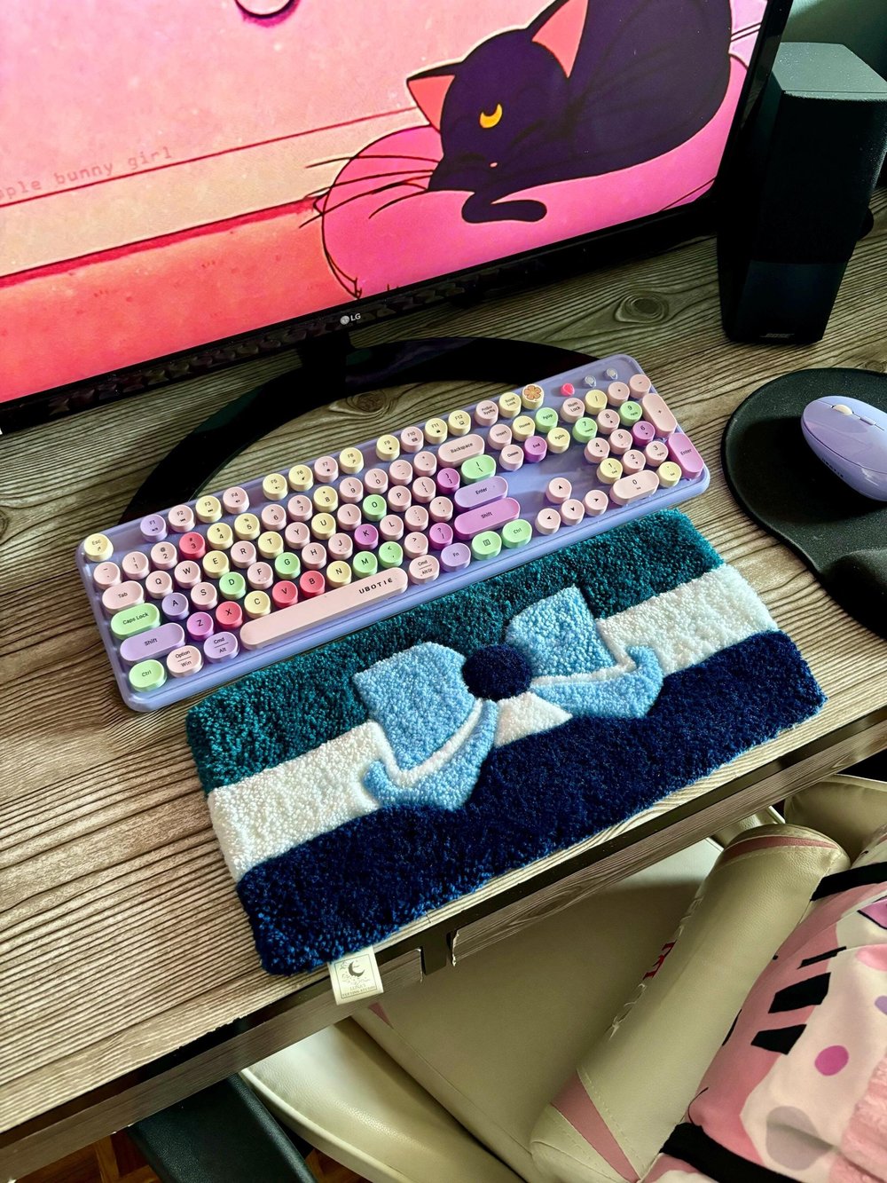 Image of Mercury Girl Warrior Desk Rug