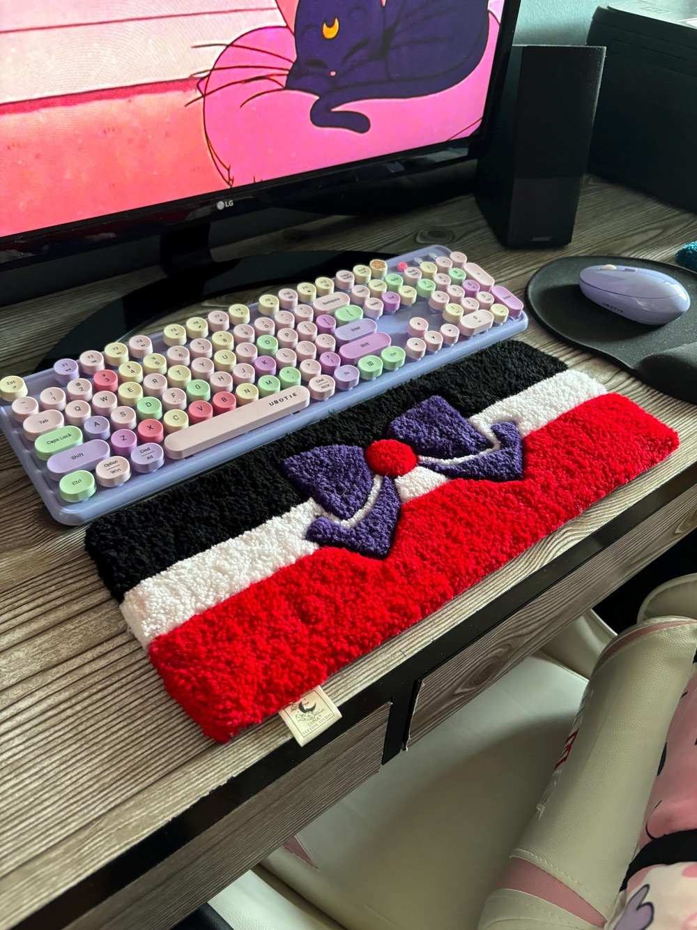 Image of Mars Girl Warrior Desk Rug